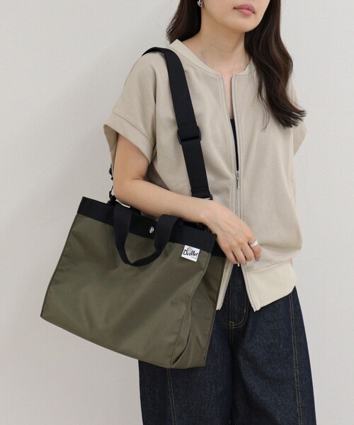 Drifter（ドリフター）の「【Drifter/ドリフター】FAIRPORT TOTE（トートバッグ・レディース・ブラウン系その他/ブラウン/ブラック・FREE）」の4枚目の写真