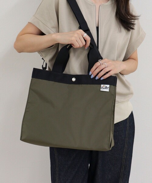 Drifter（ドリフター）の「【Drifter/ドリフター】FAIRPORT TOTE（トートバッグ・レディース・ブラウン系その他/ブラウン/ブラック・FREE）」の5枚目の写真