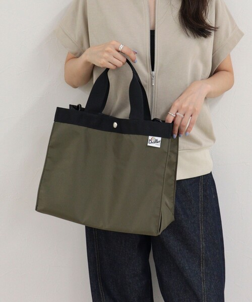 Drifter（ドリフター）の「【Drifter/ドリフター】FAIRPORT TOTE（トートバッグ・レディース・ブラウン系その他/ブラウン/ブラック・FREE）」の6枚目の写真