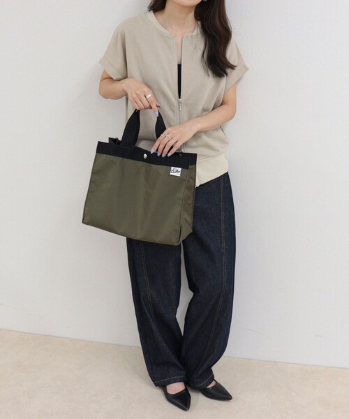 Drifter（ドリフター）の「【Drifter/ドリフター】FAIRPORT TOTE（トートバッグ・レディース・ブラウン系その他/ブラウン/ブラック・FREE）」の7枚目の写真