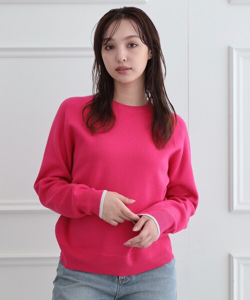 DRESSTERIOR(ドレステリア)の「【6色展開/ウォッシャブル】コットンカシミヤニット(ニット/セーター・レディース・グレー/ピンク系/オフホワイト/レッド系/ナチュラル/ブラック・34/36/38/40)」の5枚目の写真