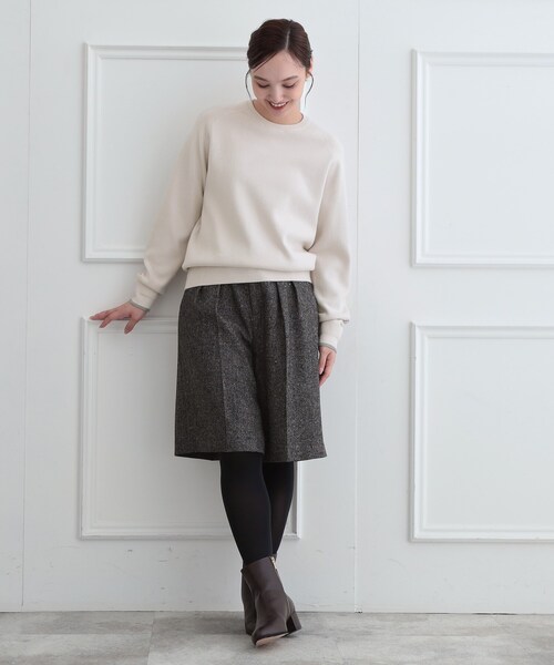 DRESSTERIOR(ドレステリア)の「【6色展開/ウォッシャブル】コットンカシミヤニット(ニット/セーター・レディース・グレー/ピンク系/オフホワイト/レッド系/ナチュラル/ブラック・34/36/38/40)」の10枚目の写真