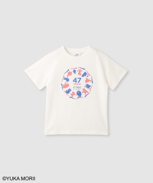 47YOKAI /47ようかい】YOKAIサークルTシャツ キッズ（Tシャツ