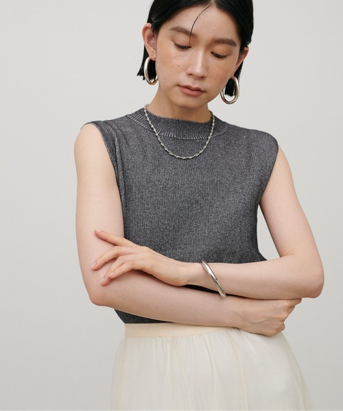 LARUTA(ラルータ)の「【LARUTA】メランジノースリニット(ニット/セーター・レディース・グレー/ブラック/ブラウン/アイボリー・FREE)」の21枚目の写真
