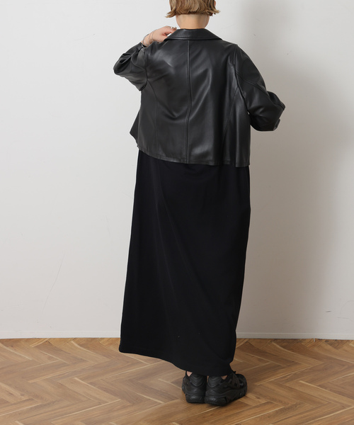 journal standard luxe レザーショートライダースジャケット レザー ショートライダースジャケット（ライダースジャケット