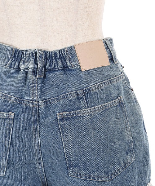 myu:loret(ミュウロレット)の「フリルレースショートパンツ(その他パンツ・レディース・ケミカルウォッシュ/キャメル・FREE)」の10枚目の写真