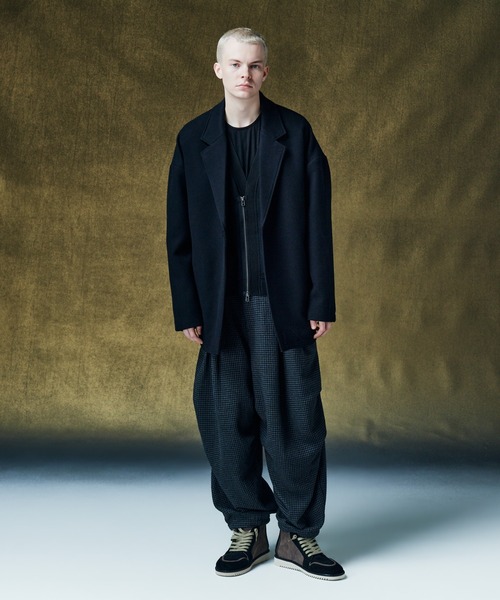 glamb（グラム）の「Leather Mid-Cut Sneakers / レザーミッドカットスニーカー（スニーカー・メンズ・ブラック/カーキ・25/26/27/28）」の8枚目の写真