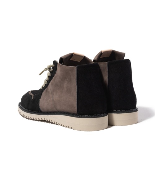 glamb（グラム）の「Leather Mid-Cut Sneakers / レザーミッドカットスニーカー（スニーカー・メンズ・ブラック/カーキ・25/26/27/28）」の19枚目の写真