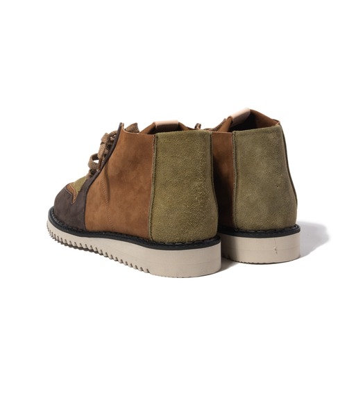 glamb（グラム）の「Leather Mid-Cut Sneakers / レザーミッドカットスニーカー（スニーカー・メンズ・ブラック/カーキ・25/26/27/28）」の21枚目の写真