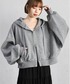 tiptop（ティップトップ）の「【丈が選べる】ダンボールダブルジップパーカー（パーカー・SHORT）」