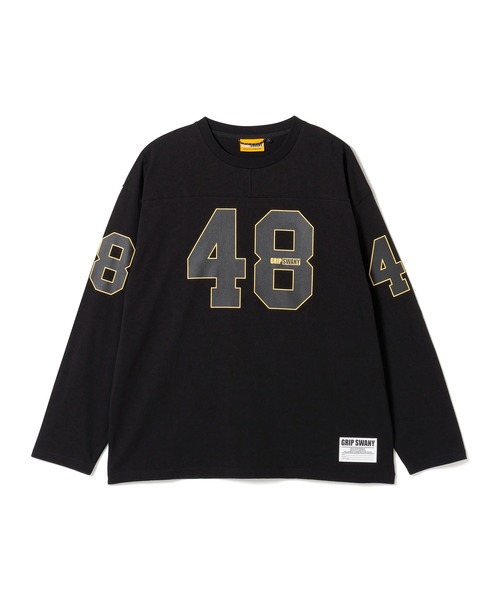 GRIP SWANY(グリップスワニー)の「【GSMCT-230】 FOOT BALL L/S TEE(Tシャツ/カットソー・メンズ・ホワイト/ブラック/オリーブ・S/M/L/XL/XXL)」の3枚目の写真