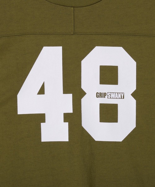 GRIP SWANY(グリップスワニー)の「【GSMCT-230】 FOOT BALL L/S TEE(Tシャツ/カットソー・メンズ・ホワイト/ブラック/オリーブ・S/M/L/XL/XXL)」の9枚目の写真