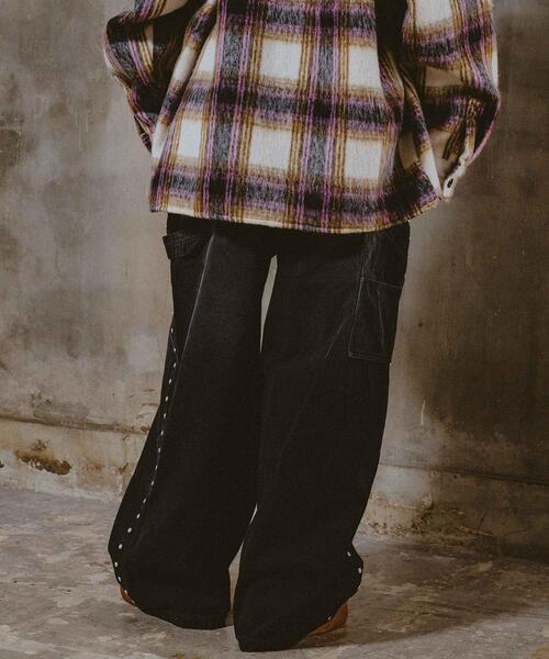 FR(13)NDS(フレンズ)の「FR(13)NDS/フレンズ/DUCK STUDS PANTS(その他パンツ・メンズ・ベージュ/ブラック・M/L)」の4枚目の写真