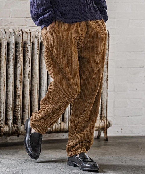CAMBIO(カンビオ)の「mp15331- Wide Corduroy Balloon Pants コーデュロイバルーンパンツ(CAM26AW-023)(その他パンツ・メンズ・ブラック/ベージュ/ブラウン・S/M/L)」の4枚目の写真
