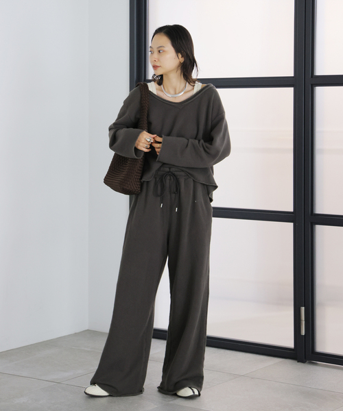 GREYCHORD(グレーコード)の「【GREYCHORD/グレーコード】 LILO(スウェットパンツ・レディース・チャコールグレー/ブラック系その他・1)」の4枚目の写真