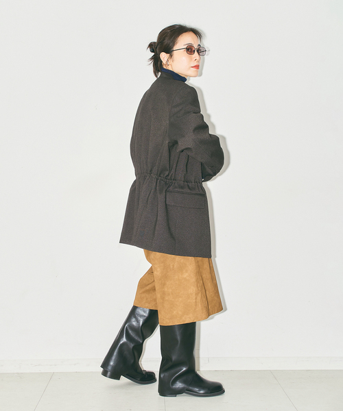 CITYSHOP(シティーショップ)の「TWEED 2WAY ジャケット(その他アウター・レディース・ブラウン/チャコールグレー・38/36)」の12枚目の写真
