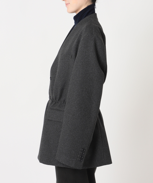 CITYSHOP(シティーショップ)の「TWEED 2WAY ジャケット(その他アウター・レディース・ブラウン/チャコールグレー・38/36)」の15枚目の写真