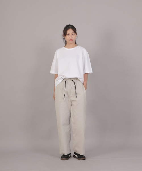 SAINTCREW(セントクルー)の「ポケットレスワークバンディングワイドパンツ EWW-385 オートミール(その他パンツ・レディース・その他・FREE)」の3枚目の写真