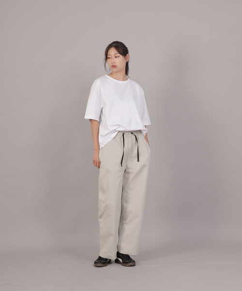 SAINTCREW(セントクルー)の「ポケットレスワークバンディングワイドパンツ EWW-385 オートミール(その他パンツ・レディース・その他・FREE)」の4枚目の写真