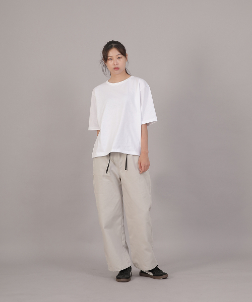 SAINTCREW(セントクルー)の「ポケットレスワークバンディングワイドパンツ EWW-385 オートミール(その他パンツ・レディース・その他・FREE)」の6枚目の写真