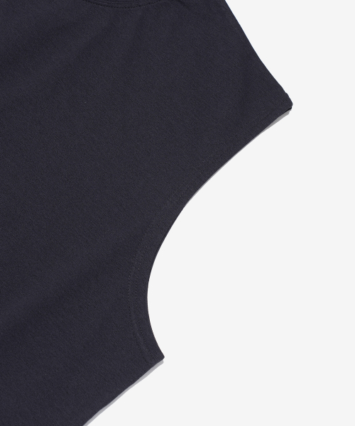 CARGOBROS（カーゴブロス）の「ヴィンテージサークルロゴドライフィットスリーブレス（チャコール）（Tシャツ/カットソー・メンズ・その他・X-LARGE/2XL）」の4枚目の写真