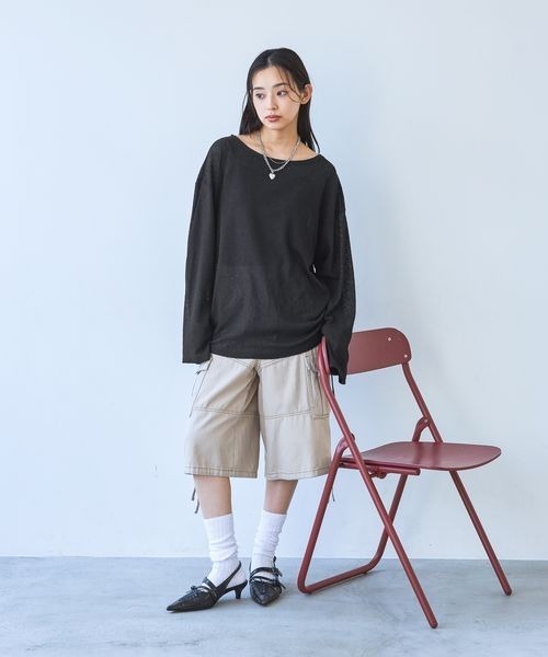JEANASIS(ジーナシス)の「Wベルトレースアップミュール/1052622(パンプス・レディース・ブラック/ベージュ・MEDIUM/LARGE)」の3枚目の写真