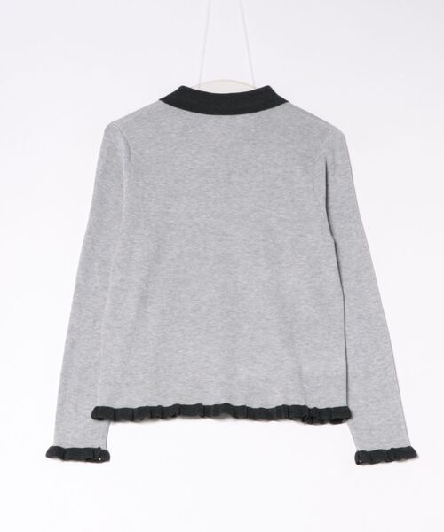 MAGASIN DE MODE Chou Chou（マガジンデモードシュシュ）の「【MAGASIN DE MODE Chou Chou】ニットポロシャツ SNF（ニット/セーター・レディース・アイボリー/ブラック/グレー・FREE）」の11枚目の写真