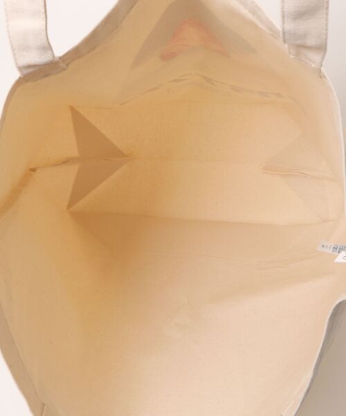 Moftique(モフティック)の「Moftique(モフティック) トートバッグ キャンバス マチ有 サクラブンチョウ ペット アニマルプリント Lサイズ ユニセックス(トートバッグ・レディース・ナチュラル・FREE)」の5枚目の写真