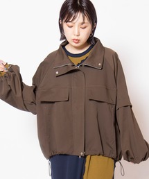 ボリュームスリーブミリタリーブルゾン