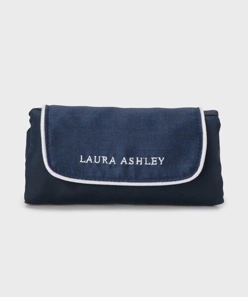 LAURA ASHLEY(ローラアシュレイ)の「【A4収納可/セレモニー/サブバッグにおすすめ】ゴスフォード柄 パッカブルトートバッグ(エコバッグ/サブバッグ・レディース・ベビーピンク/ネイビー・00)」の3枚目の写真