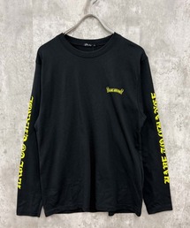 プリントちょいショート丈ゆるロンT