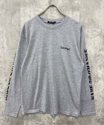 プリントちょいショート丈ゆるロンT