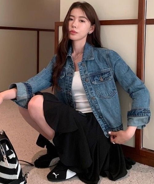 Vipoa(ヴィポア)の「Fairy frill mini skirt(スカート・レディース・ブラック/ホワイト・FREE)」の3枚目の写真