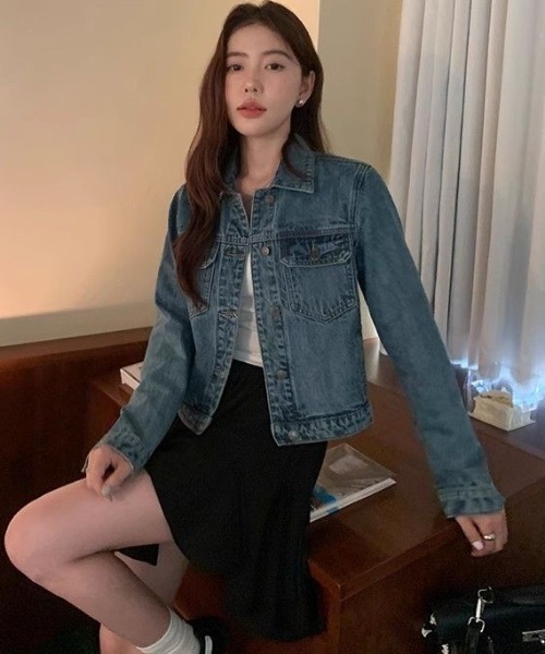 Vipoa(ヴィポア)の「Fairy frill mini skirt(スカート・レディース・ブラック/ホワイト・FREE)」の12枚目の写真
