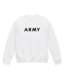 Ol' Basics（オール・ベーシックス） トレーナー スウェット ARMY ロゴ プリント 裏毛 トップス レディース ユニセックス