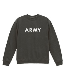 Ol' Basics(オール・ベーシックス) トレーナー スウェット ARMY ロゴ プリント 裏毛 トップス レディース ユニセックス
