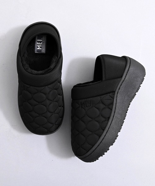 MEI(メイ)の「MEI メイ PLATFORM QUILTING MOC SHOES 2WAY プラットフォーム 厚底 キルティング モックシューズ / Lady’s(スリッポン・レディース・ブラック/ブラウン/グレイッシュベージュ/ピンク・S/L/M)」の5枚目の写真
