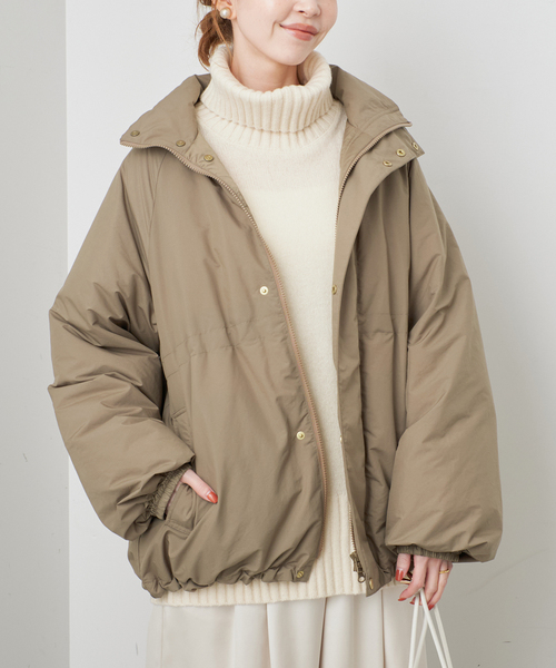 Traditional Weatherwear(トラディショナルウェザーウェア)の「TRADITIONAL WEATHERWEAR SLOBE別注 SOUTHFIELD DOWN(ダウンジャケット/コート・レディース・ベージュ系その他/ブラック・32/34)」の2枚目の写真