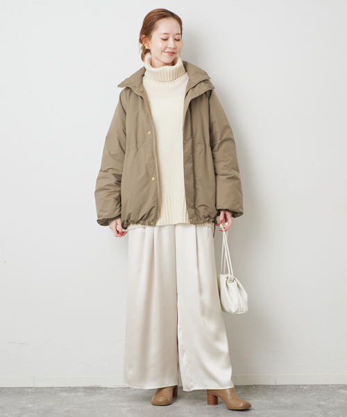 Traditional Weatherwear(トラディショナルウェザーウェア)の「TRADITIONAL WEATHERWEAR SLOBE別注 SOUTHFIELD DOWN(ダウンジャケット/コート・レディース・ベージュ系その他/ブラック・32/34)」の12枚目の写真