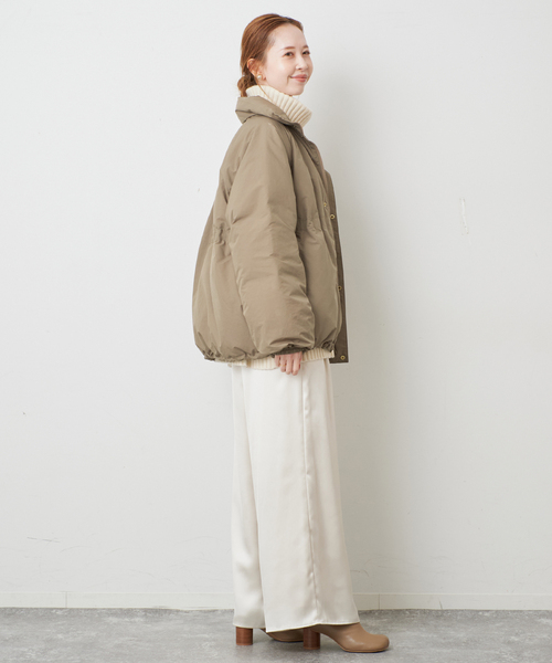 Traditional Weatherwear(トラディショナルウェザーウェア)の「TRADITIONAL WEATHERWEAR SLOBE別注 SOUTHFIELD DOWN(ダウンジャケット/コート・レディース・ベージュ系その他/ブラック・32/34)」の13枚目の写真