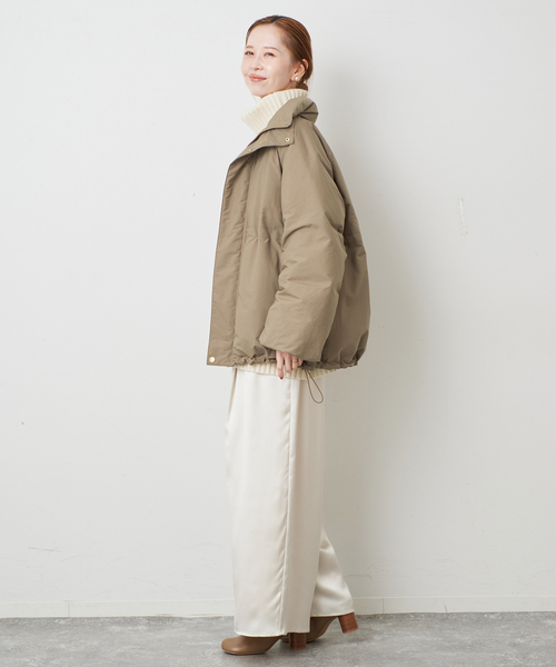 Traditional Weatherwear(トラディショナルウェザーウェア)の「TRADITIONAL WEATHERWEAR SLOBE別注 SOUTHFIELD DOWN(ダウンジャケット/コート・レディース・ベージュ系その他/ブラック・32/34)」の15枚目の写真