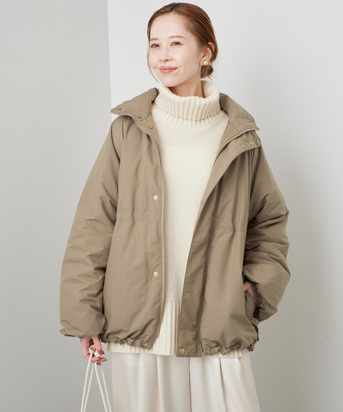 Traditional Weatherwear(トラディショナルウェザーウェア)の「TRADITIONAL WEATHERWEAR SLOBE別注 SOUTHFIELD DOWN(ダウンジャケット/コート・レディース・ベージュ系その他/ブラック・32/34)」の16枚目の写真