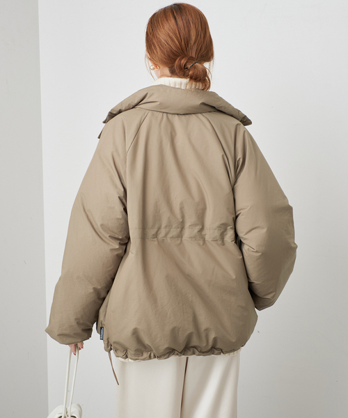 Traditional Weatherwear(トラディショナルウェザーウェア)の「TRADITIONAL WEATHERWEAR SLOBE別注 SOUTHFIELD DOWN(ダウンジャケット/コート・レディース・ベージュ系その他/ブラック・32/34)」の18枚目の写真