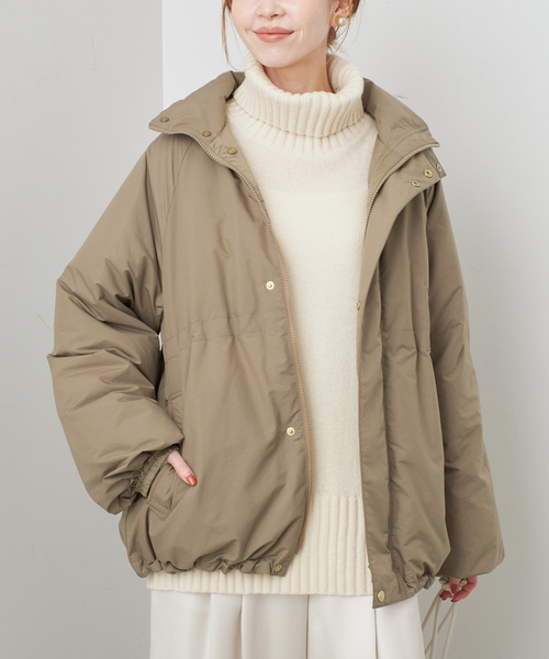 Traditional Weatherwear(トラディショナルウェザーウェア)の「TRADITIONAL WEATHERWEAR SLOBE別注 SOUTHFIELD DOWN(ダウンジャケット/コート・レディース・ベージュ系その他/ブラック・32/34)」の19枚目の写真
