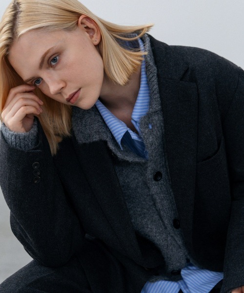 LURAKU(ルラク)の「【LURAKU】Wool Tailored Jacket / ウールテーラードジャケット|SETUP対応(テーラードジャケット・メンズ・ブラウン/ブラック・LARGE/MEDIUM/SMALL)」の4枚目の写真