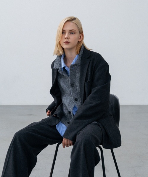 LURAKU(ルラク)の「【LURAKU】Wool Tailored Jacket / ウールテーラードジャケット|SETUP対応(テーラードジャケット・メンズ・ブラウン/ブラック・LARGE/MEDIUM/SMALL)」の5枚目の写真