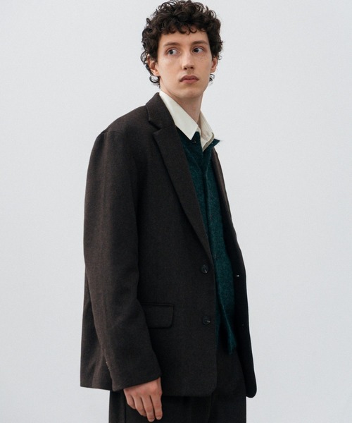 LURAKU(ルラク)の「【LURAKU】Wool Tailored Jacket / ウールテーラードジャケット|SETUP対応(テーラードジャケット・メンズ・ブラウン/ブラック・LARGE/MEDIUM/SMALL)」の10枚目の写真