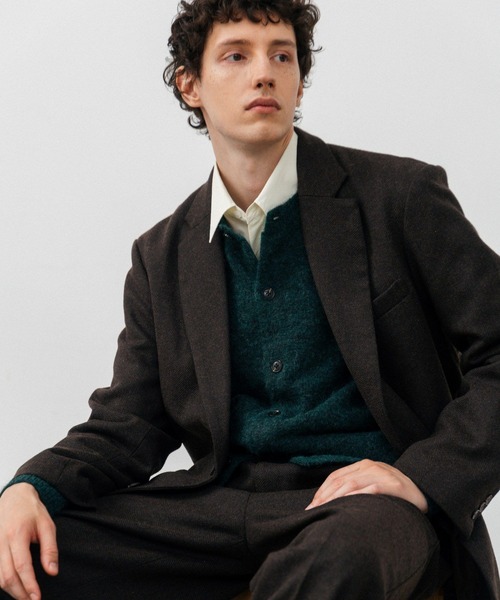 LURAKU(ルラク)の「【LURAKU】Wool Tailored Jacket / ウールテーラードジャケット|SETUP対応(テーラードジャケット・メンズ・ブラウン/ブラック・LARGE/MEDIUM/SMALL)」の13枚目の写真