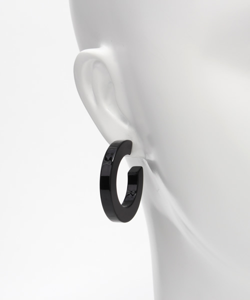 MOUSSY（マウジー）の「HOLE EARRINGS（ピアス（両耳用）・レディース・ブラック/その他/ブラウン系その他・FREE）」の6枚目の写真