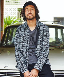 HYSTERIC GLAMOUR | HYSTERIC PRIDE総柄 長袖ワークSH(シャツ/ブラウス)